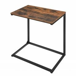 Red Living Bout de canapé Leesville - Métal - Marron / Noir