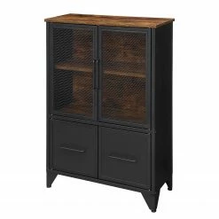 Red Living Buffet Thenon II - Noir / Marron
