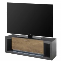 Red Living Meubles TV Talence I - Imitation châtaigner / Gris