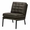 Studio Copenhagen Fauteuil Chilli - Microfibre Hila: Marron foncé - Noir