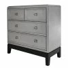 Red Living Commode Tilloloy - Blanc / Argenté / Noir
