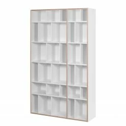 Temahome Étagère Group 108 - Panneau alvéolaire - Blanc / Marron clair