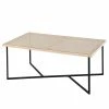 Loftscape Table basse Boissay - Cannage / Métal - Pin / Noir