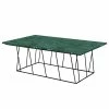 Temahome Table basse Helix - Marbre / Métal - Vert