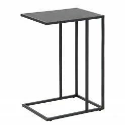 Red Living Bout de canapé Coogee I - Imitation chêne marron-noir