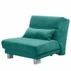 Loftscape Fauteuil convertible Rakir - Microfibre - Microfibre Enza: Turquoise