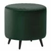 Red Living Repose-pieds Albero - Velours - Vert sapin