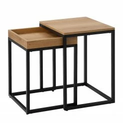 Red Living Bouts de canapé Tuxford (lot de 2) - Marron clair