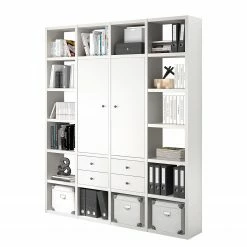 Fredriks Étagère de bureau Emporio - Blanc laqué