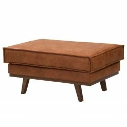 Fredriks Repose-pieds Jurga - Microfibre Yaka: Cognac
