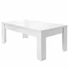 LC Spa Table basse Ice - Blanc brillant