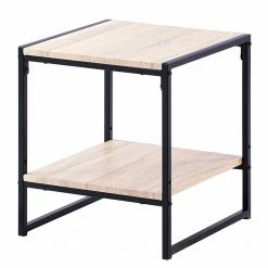 FLHF Bout de canapé Oxe - Imitation acacia