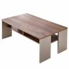 Loftscape Table basse Saida - Cachemire / Imitation noyer