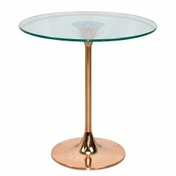 Loftscape Bout de canapé Evansville - Verre / Métal - Cuivre