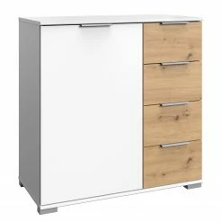 Wimex Commode Gibraltar I - Imitation chêne Artisan / Blanc