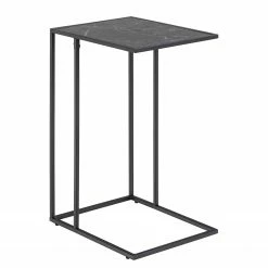 Red Living Bout de canapé Zap - Imitation marbre noir / Noir