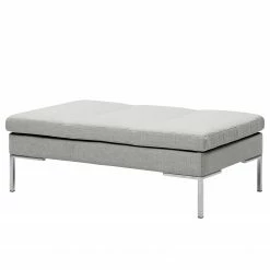 Studio Copenhagen Repose-pieds Madison - Tissu Anda II : Argenté