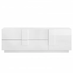 LC Spa Meuble TV Jupiter II - Blanc brillant
