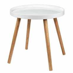 Butlers Bout de canapé SWING TIME - Pin - Blanc