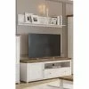 Ridgevalley Ensemble meubles TV Emmanuela (2 élém.) - Imitation épicéa blanc