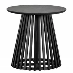 Red Living Bout de canapé Velur - Partiellement en pin massif - Pin noir