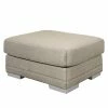 Loftscape Repose-pieds Penpont - Tissu Kaja: Gris