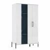 Loftscape Armoire Ozora - Blanc brillant / Blanc mat