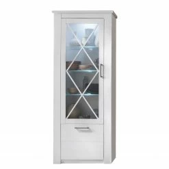 Trendteam Vitrine Georgia - Imitation pin blanc