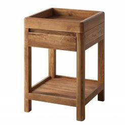 Ars Natura Table d’appoint Anamur II - Chêne