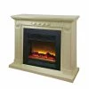 Montreux Cheminée électrique Bergamo - Blanc cassé
