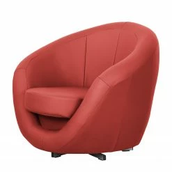 Fredriks Fauteuil pivotant Marvin - Rouge