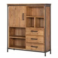 Ars manufacti Buffet haut Atelier - Partiellement en acacia massif