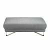 Loftscape Repose-pieds Silvano - Tissu - Gris