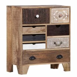 Ars manufacti Commode Curenna II - Partiellement en manguier massif - Manguier / Marron