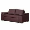 Mooved Canapé convertible Latina IX - Aubergine - Largeur : 210 cm