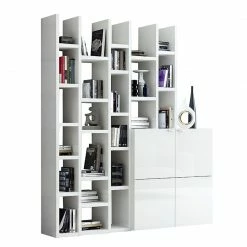 Loftscape Bibliothèque Emporior IV - Blanc brillant