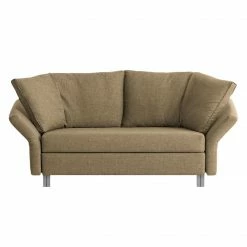 Chillout by Franz Fertig Canapé convertible Florenz - Marron clair - Largeur : 176 cm
