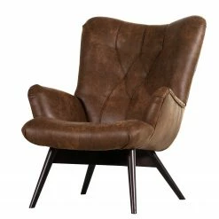 Ars manufacti Fauteuil Tias - Aspect cuir vieilli