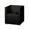 Mooved Fauteuil Carmen - Imitation cuir - Noir