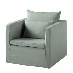 Eva Padberg Collection Fauteuil Lavina - Tissu Moretey : Menthe