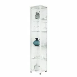 Fredriks Vitrine Exhibit I - Verre transparent / Blanc